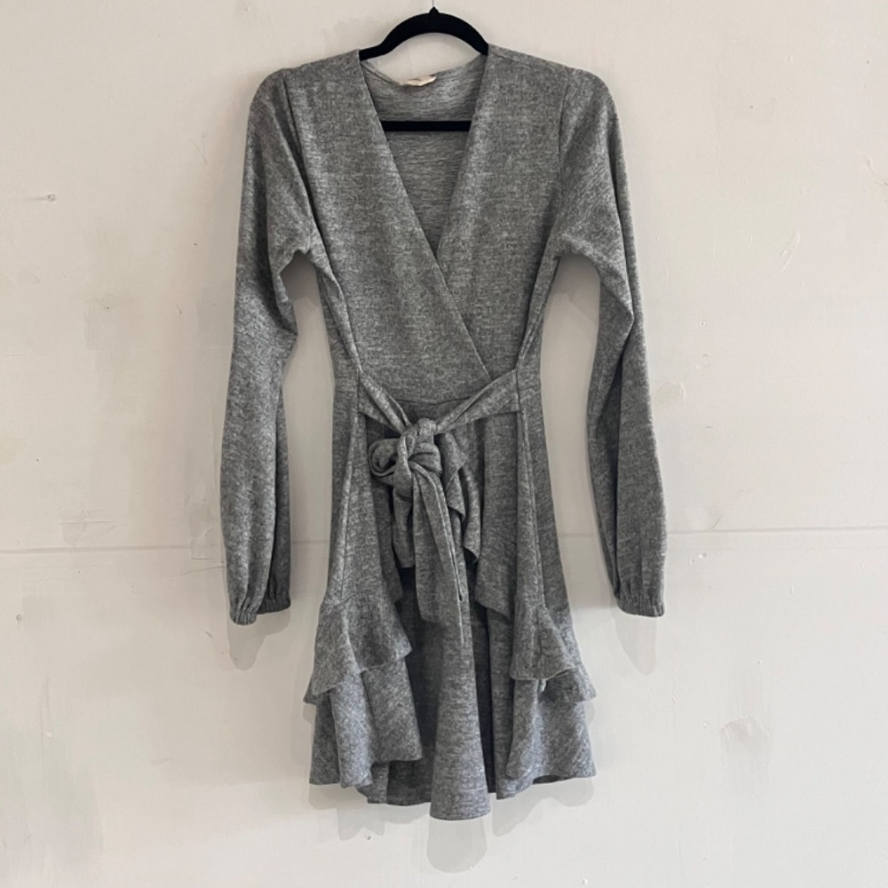 Gray Full rat belletcore double tiered dress - Picture 7 of 8